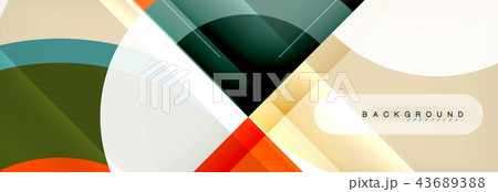 Vector circular abstract background 43689388