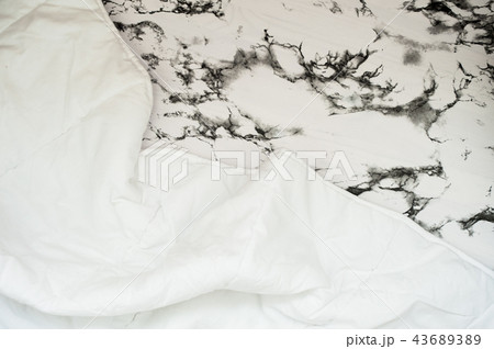 Minimal stylish marble background. Top view.  43689389