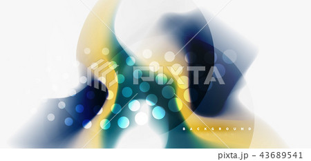 Fluid flowing wave abstract background 43689541
