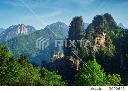 Zhangjiajie mountains, China Zhangjiajie mountains, China 43690646