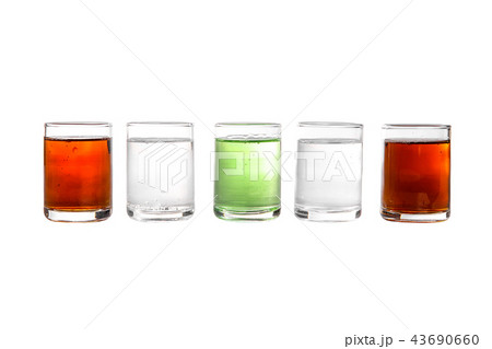 Summer cocktail on isolated white background 43690660