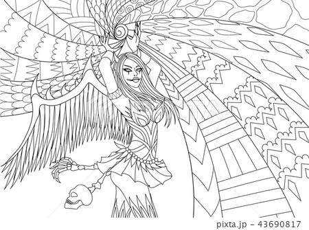 Halloween girl Halloween girl 43690817