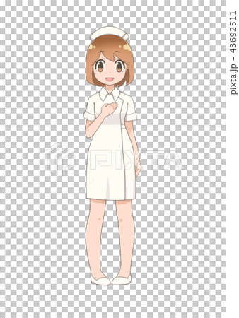 看護師　アニメ風 43692511