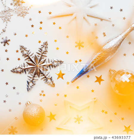 Christmas and New Year holiday decorations 43693377
