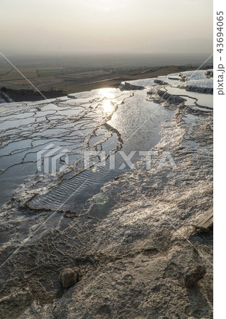 Natural stone ponds in Pamukkale, Turkey Natural stone ponds in Pamukkale, Turkey 43694065