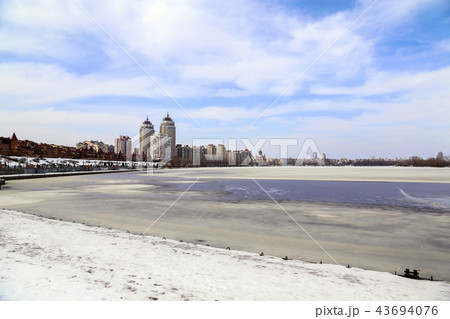 Kiev, capital city of Ukraine in winter. Kiev, capital city of Ukraine in winter. 43694076
