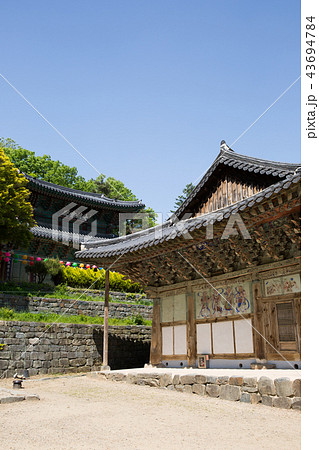 麻谷寺 公州市 古建築 43694784