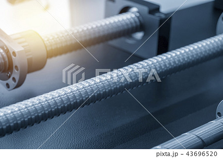 The lead screw shaft spare part of CNC machine The lead screw shaft spare part of CNC machine 43696520