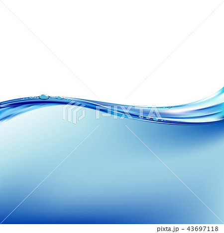 Texture of water wave isolated on white background 43697118