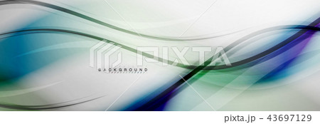Smooth blur wave background 43697129
