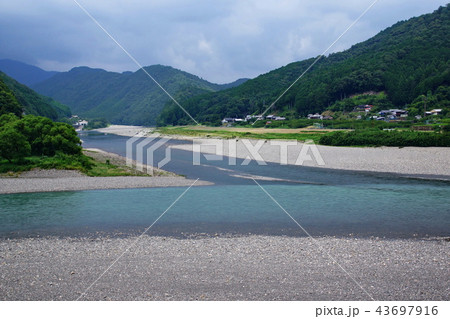熊野川 （ 新宮川 ）　北山川との合流域　（ 和歌山県 新宮市 熊野川町 ） 43697916