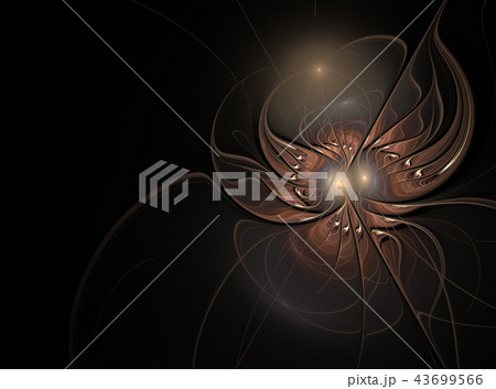 Elegant floral fractal design. Soft graded pastel Elegant floral fractal design. Soft graded pastel 43699566