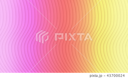 Colorful striped. Wavy shape, optical illusion. Abstract pattern 43700024