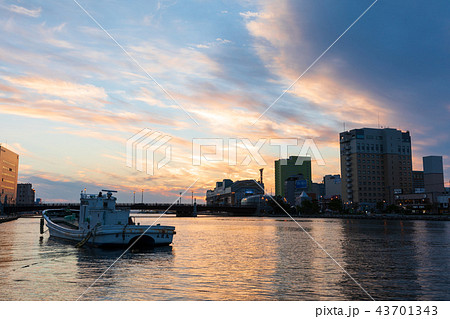 釧路の夕日 43701343