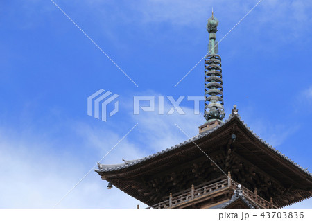 平成の大修復後の本山寺五重塔（四国霊場第70番札所） 43703836