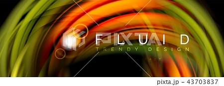Flowing glowing color motion concept, trendy abstract layout template for business or technology Flowing glowing color motion concept, trendy abstract layout template for business or technology 43703837
