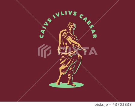 Caesar. Vector emblem. Caesar. Vector emblem. 43703838