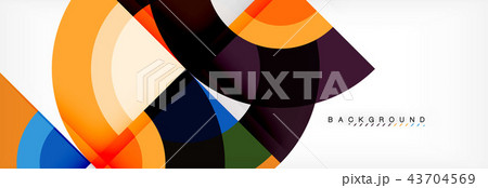 Vector circle abstract background 43704569
