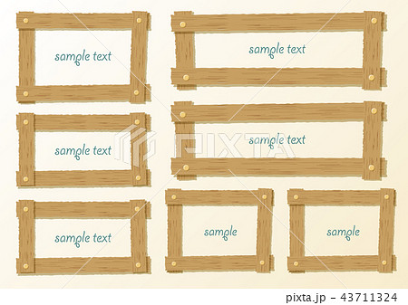 看板のフレームのイラスト素材 43711324 Pixta