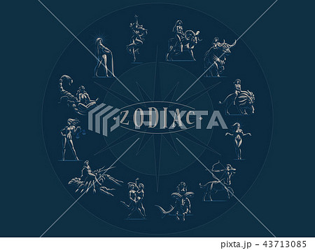 Zodiac signs. Vector illustration. 43713085