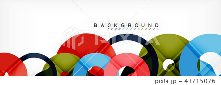 Geomtric modern backgrounds, rings abstract template Geomtric modern backgrounds, rings abstract template 43715076