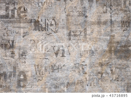 Old vintage grunge newspaper texture background Old vintage grunge newspaper texture background 43716895
