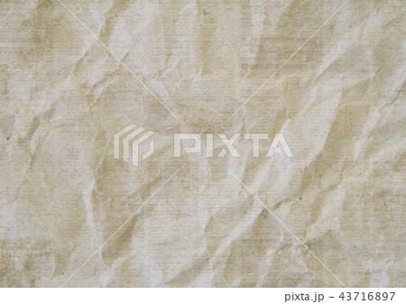 Old crumpled newspaper texture background Old crumpled newspaper texture background 43716897