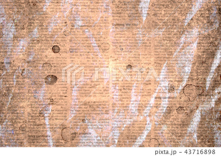 Old crumpled newspaper texture background 43716898