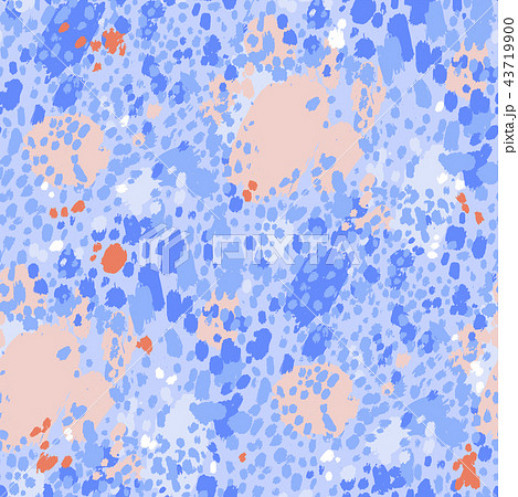 Vector seamless pattern of cheetah spots in vibrant colors 43719900