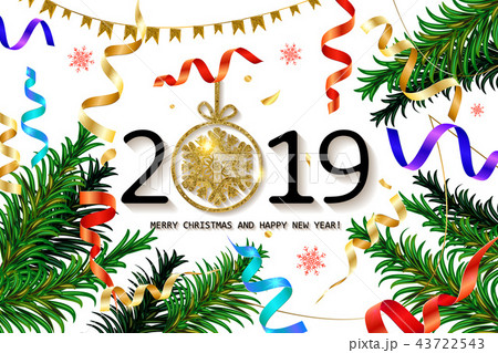 2019 happy New Year background 2019 happy New Year background 43722543
