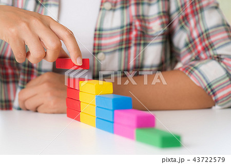 Concept of building success foundation 43722579