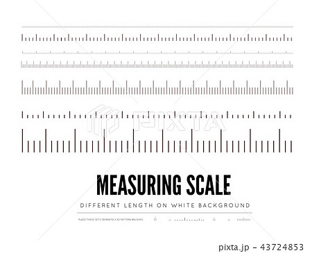 Measuring Rulers Of Different Scale Length And のイラスト素材