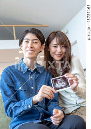 夫婦 妊娠 エコー写真 夫婦 妊娠 エコー写真 43725163