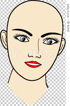 女性の顔:無題9 女性の顔:無題9 43727091