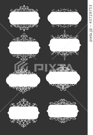 Vector illustration of old style label Vector illustration of old style label 43729753