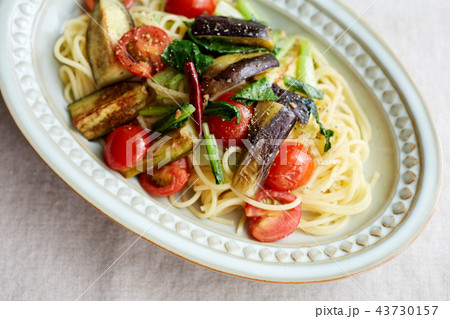 夏野菜パスタ 43730157