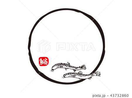 どじょう　水彩画 43732860