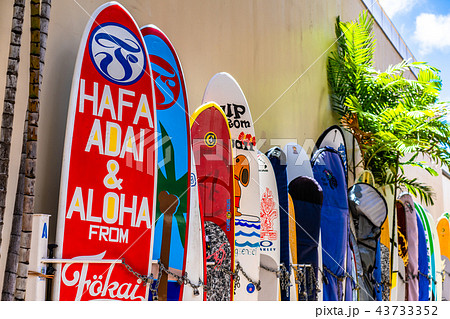 《ハワイ》ワイキキビーチ・サーフボードロッカー 《ハワイ》ワイキキビーチ・サーフボードロッカー 43733352