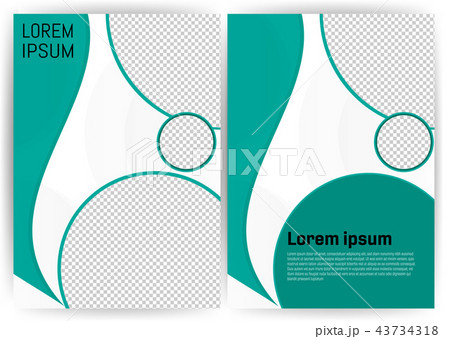 Vector background design a flyer brochure vertical 43734318