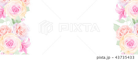 透明水彩 水彩画 薔薇 43735433