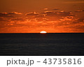 日本海の夕陽 43735816