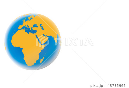 地球ヨーロッパ青橙 地球ヨーロッパ青橙 43735965