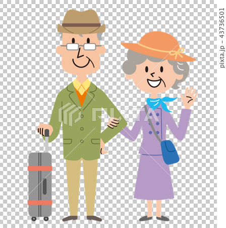 年長人國內旅行例證 年長人國內旅行例證 43736501