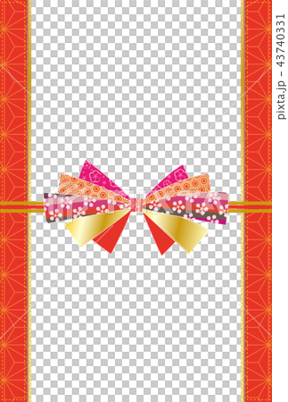 熨斗 束ね熨斗 ポストカード 和柄 43740331