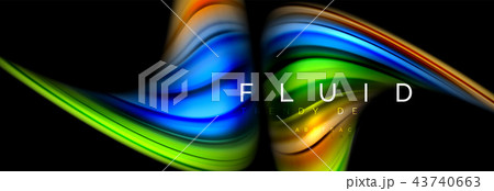 Fluid color motion concept 43740663