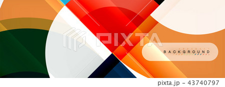 Vector circular abstract background 43740797