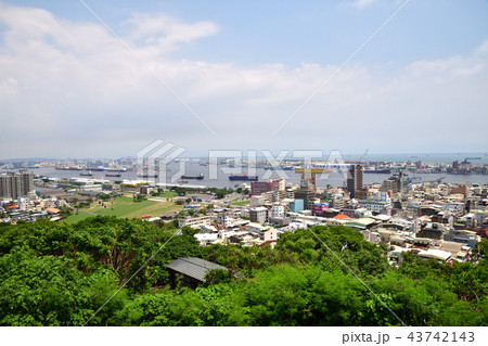 寿山公園から高雄港を一望 43742143
