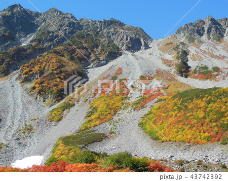 北アルプス・紅葉の涸沢カール 北アルプス・紅葉の涸沢カール 43742392