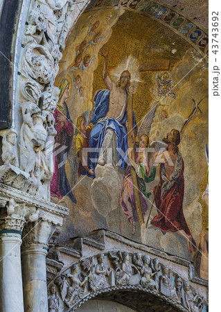 Interior details St. Mark's Basilica in Venice. Interior details St. Mark's Basilica in Venice. 43743692