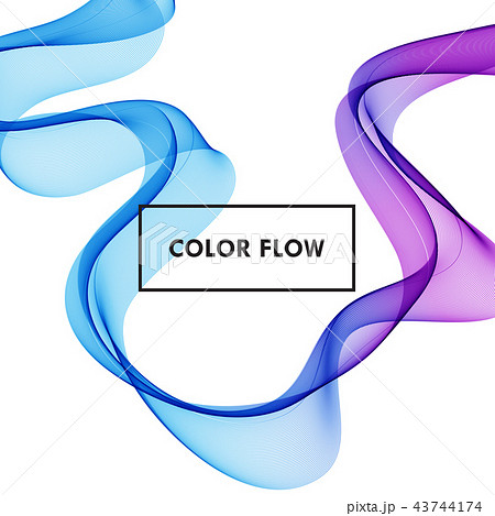 Abstract colorful vector background, color flow wave for design brochure, website, flyer. Abstract colorful vector background, color flow wave for design brochure, website, flyer. 43744174
